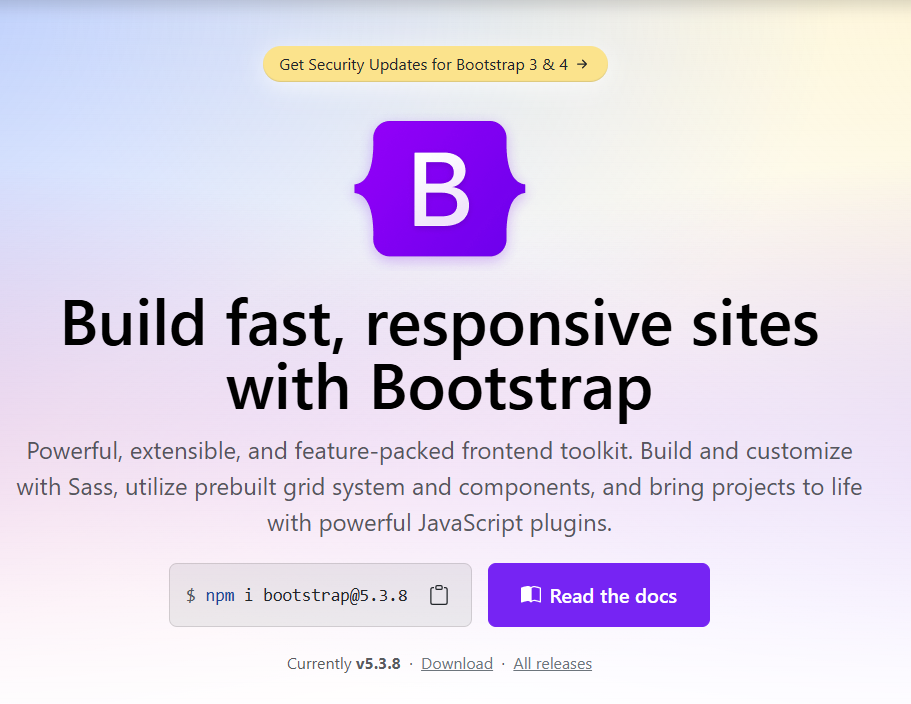 Documentação do Bootstrap