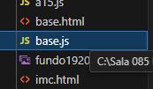Criando o arquivo base.js