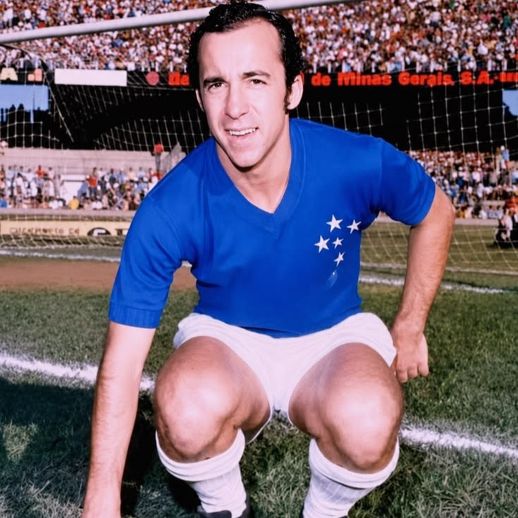 Foto do ídolo Tostão pelo Cruzeiro