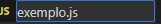 Criando arquivo JavaScript