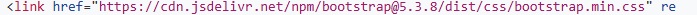 Link do Bootstrap